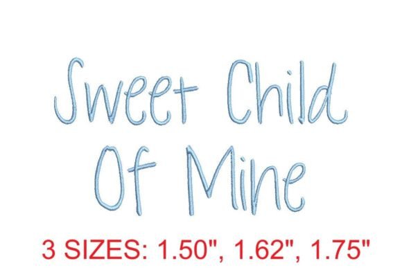 Download Sweet Child of Mine Font - Sweet Collection