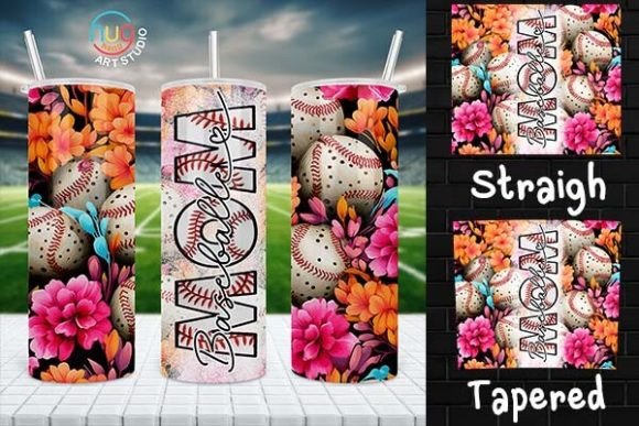 Download Baseball Mom Floral Tumbler,Gift for Mom - Premium Resources