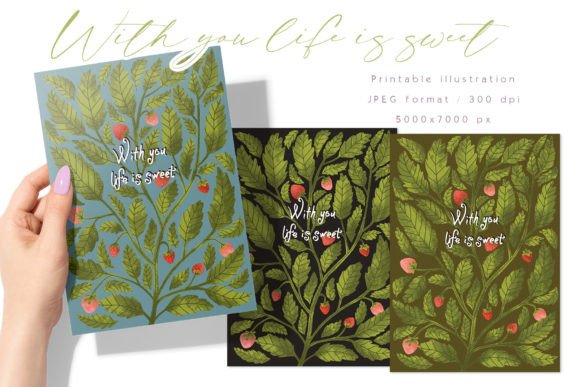 Download Life is Sweet Greeting Card Printable - Sweet Collection