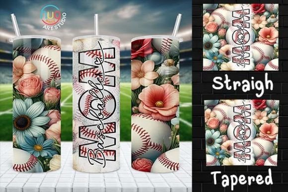 Download Baseball Mom Floral Tumbler,Gift for Mom - Premium Resources
