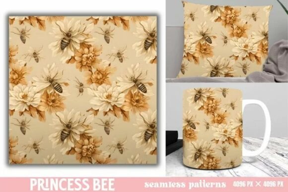 Download Princess Bee Digital Paper Background - Background Collection