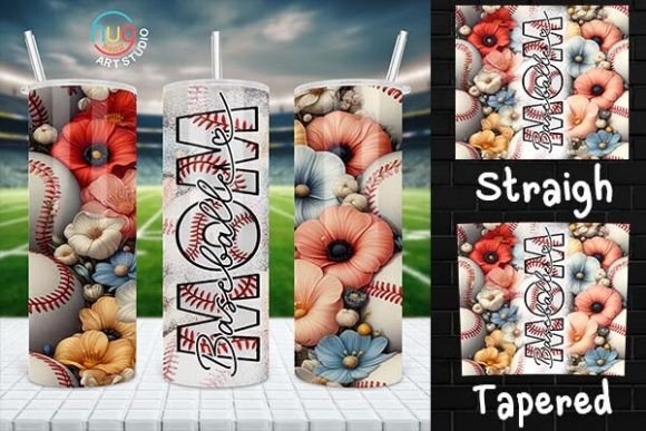 Download Baseball Mom Floral Tumbler,Gift for Mom - Premium Resources