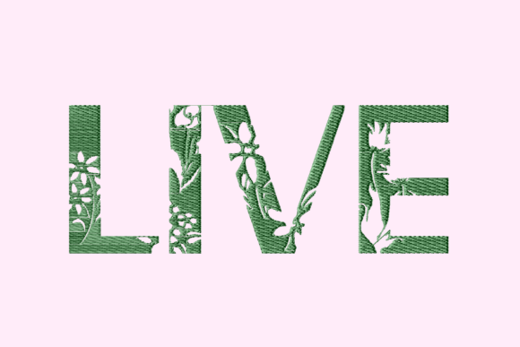 Download Live Floral Text Cut out - Text Collection