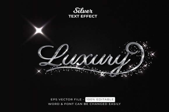 Download Silver Text Effect Luxury Style Theme - Premium Bundle