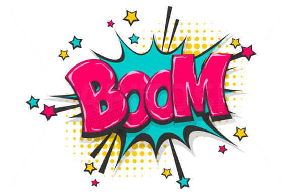 Download Boom Comic Text Speech Bubble Pop Art - Premium Resources